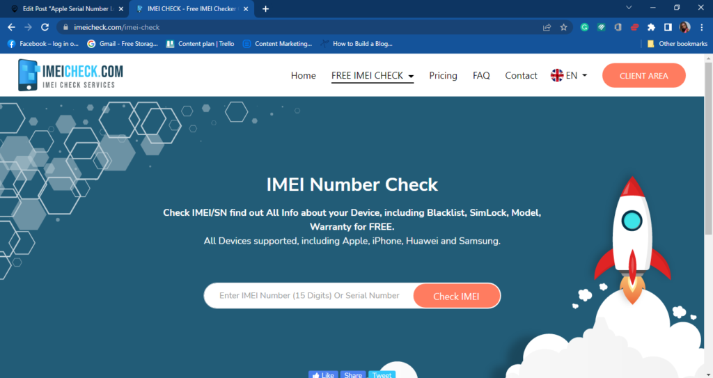 IMEI Number Check